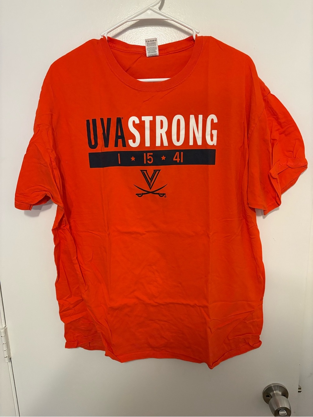 UVA Strong Virginia Cavaliers Orange Men's Graphic T-Shirt